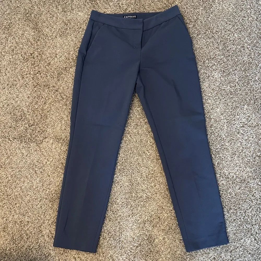 Express Slim Blue Work Pants